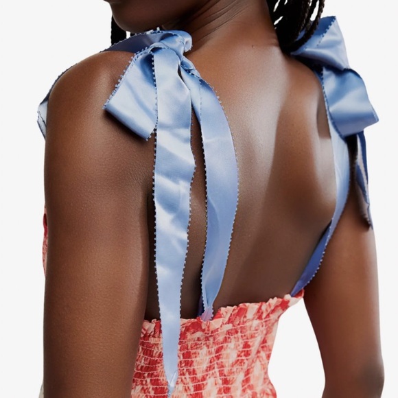 FREE PEOPLE Bluebell Mixed Print Cotton Maxi Dress - Picture 11 of 17